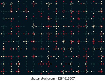 Seamless geometric pattern design illustration