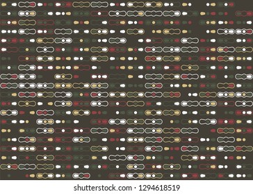 Seamless geometric pattern design illustration