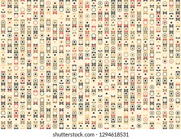 Seamless geometric pattern design illustration