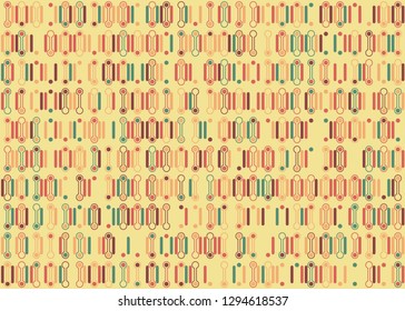 Seamless geometric pattern design illustration