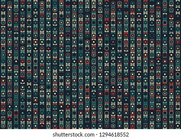 Seamless geometric pattern design illustration