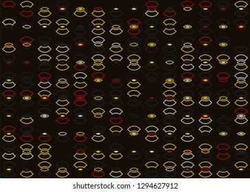 Seamless geometric pattern design illustration