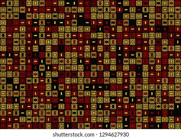 Seamless geometric pattern design illustration