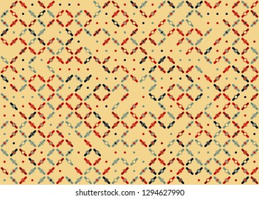 Seamless geometric pattern design illustration