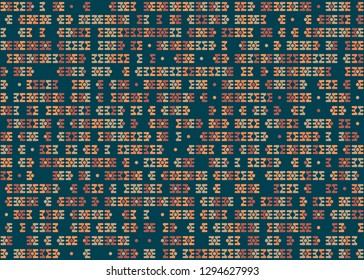 Seamless geometric pattern design illustration