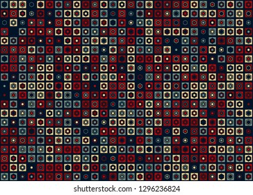 Seamless geometric pattern design illustration