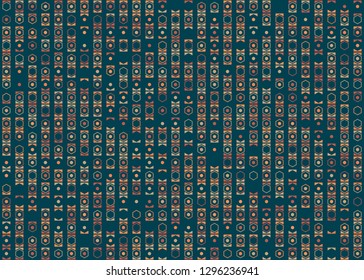 Seamless geometric pattern design illustration