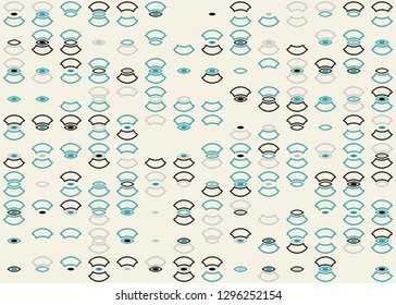 Seamless geometric pattern design illustration