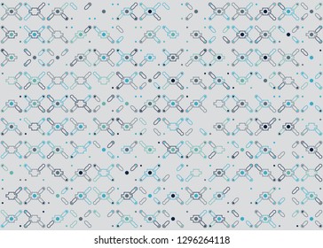 Seamless geometric pattern design illustration