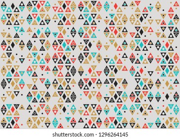 Seamless geometric pattern design illustration