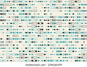 Seamless geometric pattern design illustration