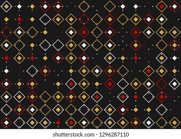 Seamless geometric pattern design illustration