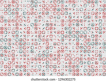 Seamless geometric pattern design illustration