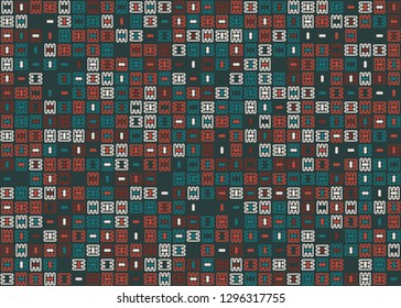 Seamless geometric pattern design illustration