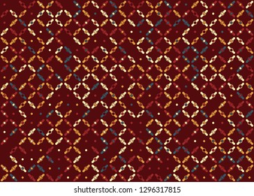 Seamless geometric pattern design illustration