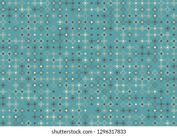 Seamless geometric pattern design illustration