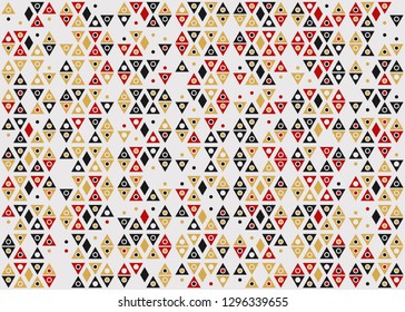 Seamless geometric pattern design illustration