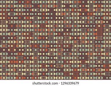 Seamless geometric pattern design illustration