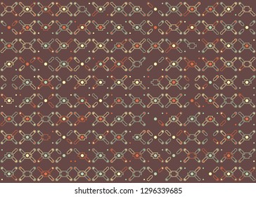 Seamless geometric pattern design illustration