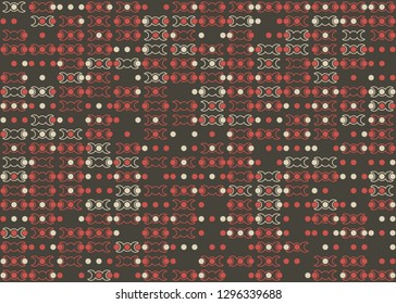 Seamless geometric pattern design illustration