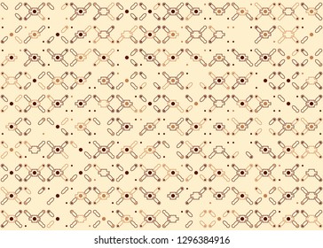 Seamless geometric pattern design illustration