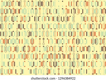Seamless geometric pattern design illustration
