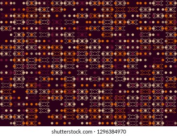 Seamless geometric pattern design illustration