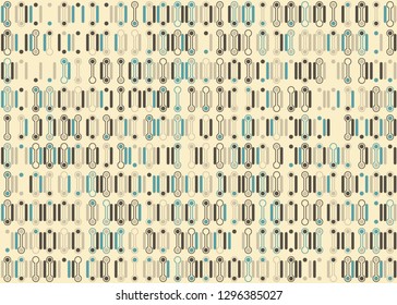 Seamless geometric pattern design illustration