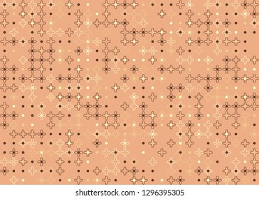 Seamless geometric pattern design illustration