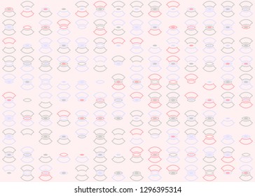 Seamless geometric pattern design illustration