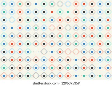Seamless geometric pattern design illustration