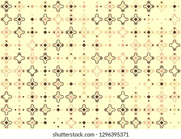 Seamless geometric pattern design illustration