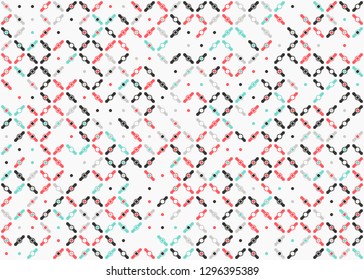 Seamless geometric pattern design illustration