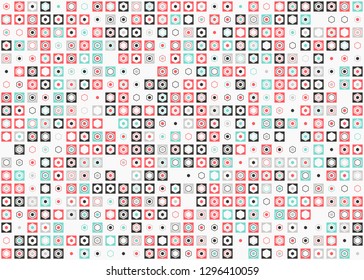 Seamless geometric pattern design illustration