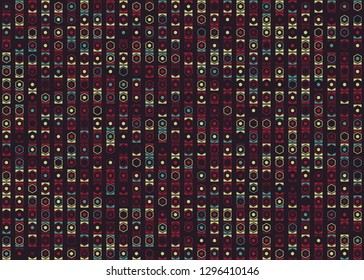 Seamless geometric pattern design illustration