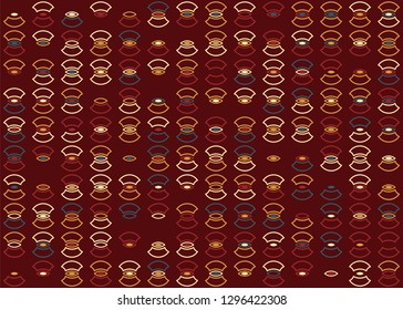 Seamless geometric pattern design illustration