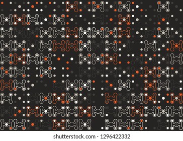 Seamless geometric pattern design illustration