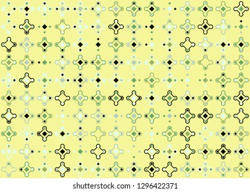 Seamless geometric pattern design illustration