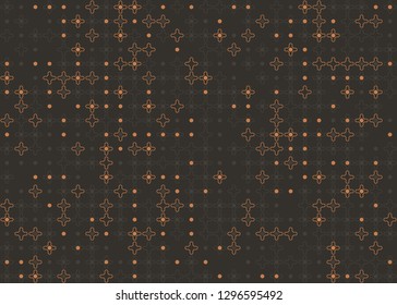 Seamless geometric pattern design illustration