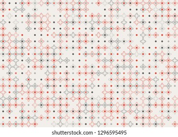 Seamless geometric pattern design illustration