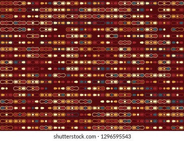 Seamless geometric pattern design illustration