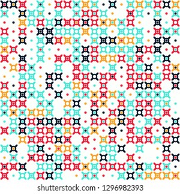 Seamless geometric pattern design illustration