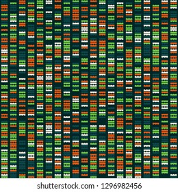 Seamless geometric pattern design illustration