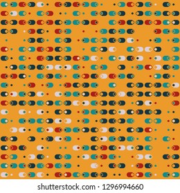 Seamless geometric pattern design illustration
