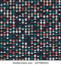 Seamless geometric pattern design illustration