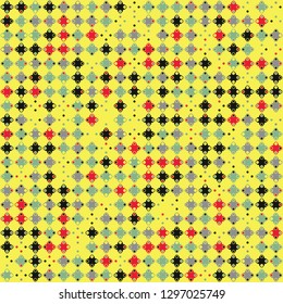 Seamless geometric pattern design illustration