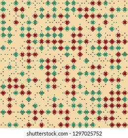 Seamless geometric pattern design illustration