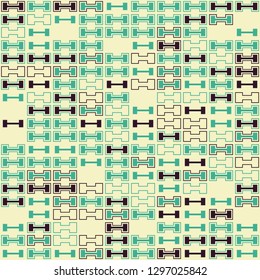 Seamless geometric pattern design illustration