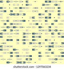 Seamless geometric pattern design illustration
