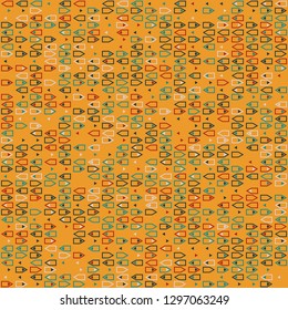 Seamless geometric pattern design illustration
